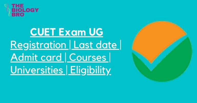 CUET exam 2023 UG last date, admit card