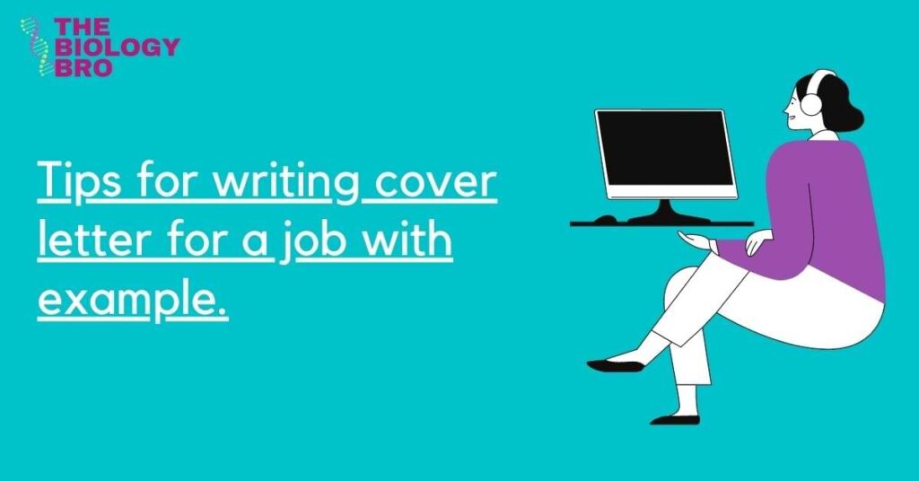 tips to write cover letter for job application
